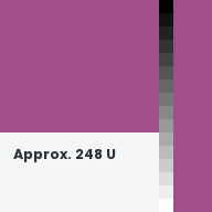 Color chip: Approx. 248 U