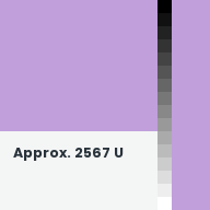 Color chip: Approx. 2567 U