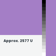 Color chip: Approx. 2577 U