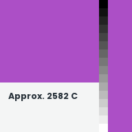 Color chip: Approx. 2582 C