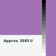 Color chip: Approx. 2583 U