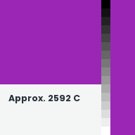 Color chip: Approx. 2592 C