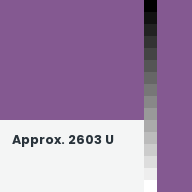 Color chip: Approx. 2603 U