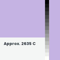 Color chip: Approx. 2635 C
