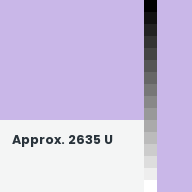 Color chip: Approx. 2635 U