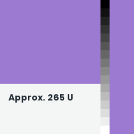 Color chip: Approx. 265 U