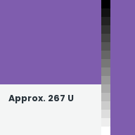 Color chip: Approx. 267 U