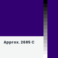 Color chip: Approx. 2685 C