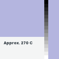 Color chip: Approx. 270 C