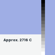 Color chip: Approx. 2716 C