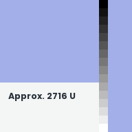 Color chip: Approx. 2716 U
