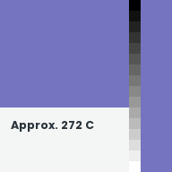 Color chip: Approx. 272 C