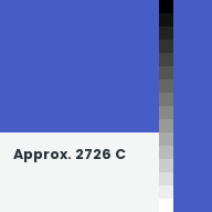Color chip: Approx. 2726 C