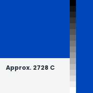 Color chip: Approx. 2728 C