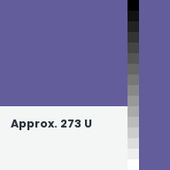 Color chip: Approx. 273 U