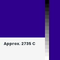 Color chip: Approx. 2735 C