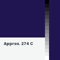 Color chip: Approx. 274 C