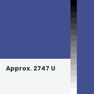 Color chip: Approx. 2747 U