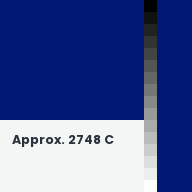 Color chip: Approx. 2748 C