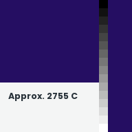 Color chip: Approx. 2755 C