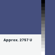 Color chip: Approx. 2757 U