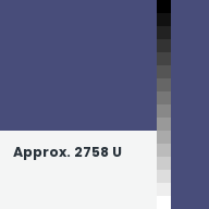Color chip: Approx. 2758 U
