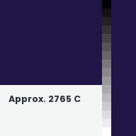 Color chip: Approx. 2765 C