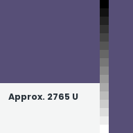 Color chip: Approx. 2765 U