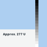 Color chip: Approx. 277 U