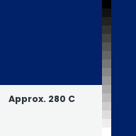 Color chip: Approx. 280 C