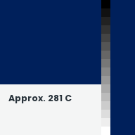 Color chip: Approx. 281 C