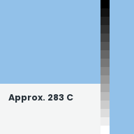 Color chip: Approx. 283 C