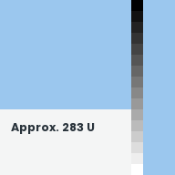 Color chip: Approx. 283 U