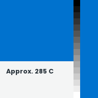 Color chip: Approx. 285 C
