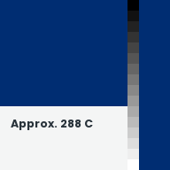 Color chip: Approx. 288 C