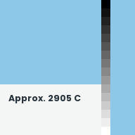 Color chip: Approx. 2905 C