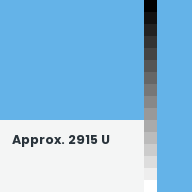 Color chip: Approx. 2915 U