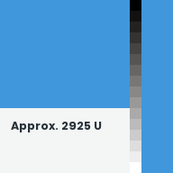 Color chip: Approx. 2925 U