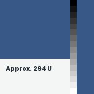 Color chip: Approx. 294 U