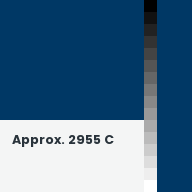 Color chip: Approx. 2955 C