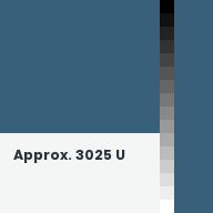 Color chip: Approx. 3025 U