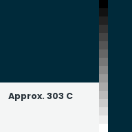 Color chip: Approx. 303 C