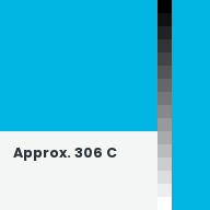 Color chip: Approx. 306 C