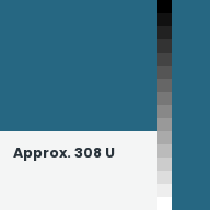 Color chip: Approx. 308 U