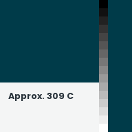 Color chip: Approx. 309 C