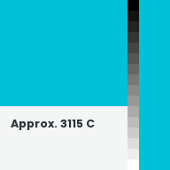 Color chip: Approx. 3115 C