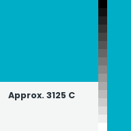Color chip: Approx. 3125 C