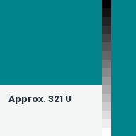 Color chip: Approx. 321 U