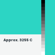 Color chip: Approx. 3255 C