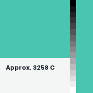 Color chip: Approx. 3258 C